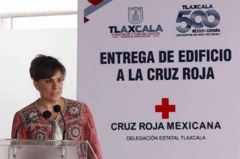 Entrega Sandra Chávez edificio a la Cruz Roja de Tlaxcala imagen 3
