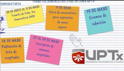 La UPTx da a conocer procedimiento en línea para nuevo ingreso