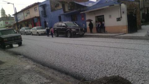 Cae sorpresiva granizada en el municipio de Nanacamilpa imagen 7