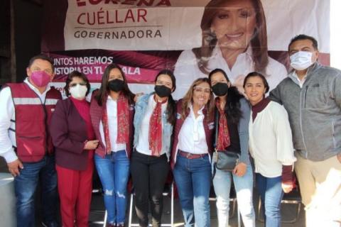 Cuñada del gobernador va con Lorena Cuéllar