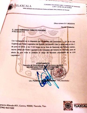 Por fin va a tomar protesta el suplente del Marianito