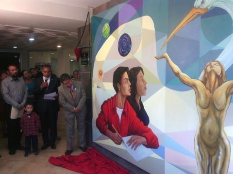 Develan obras de arte en la UAT imagen 3