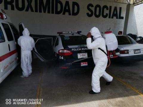 Gobierno de Tzompantepec realizo cuarta etapa de sanitización en el municipio