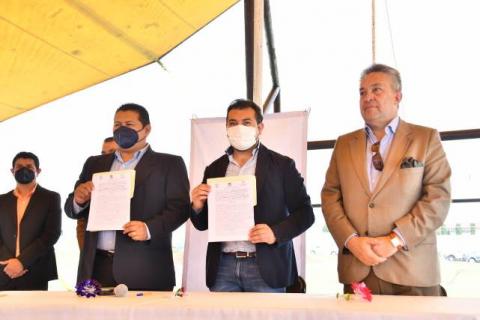 Establecen convenio ayuntamiento de Huamantla y con el ITAT