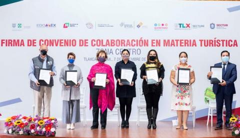 Firman Secture convenio con estados del centro del país para fortalecer turismo