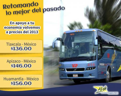 Disminuye ATHA tarifas y regresa a las del 2013