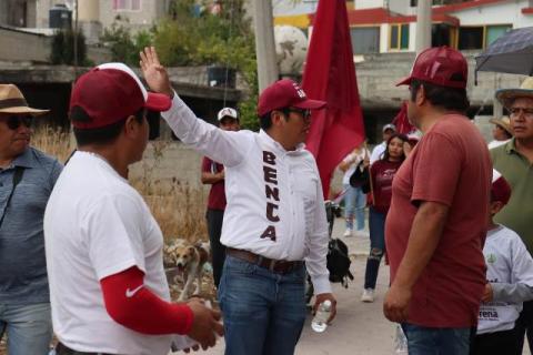 En Totolac Benjamín Atonal continúa sumando liderazgos