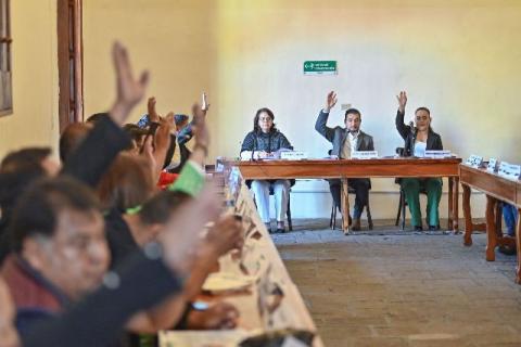 Preside alcalde de Huamantla primera sesión de Cabildo de año
