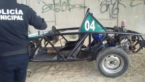 Policía capitalina recupera buggy que tenía reporte de robo imagen 4