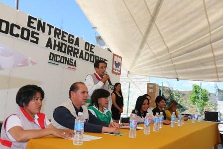 Entregan lámparas fluorescentes a chiautempenses