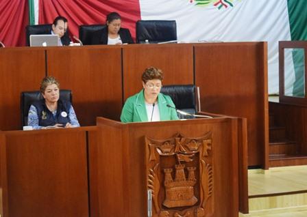 Pide diputada que se haga efectiva la rendición de cuentas