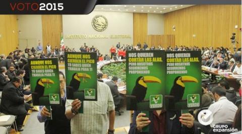 Aplica INE multa al PVEM por 329 millones de pesos