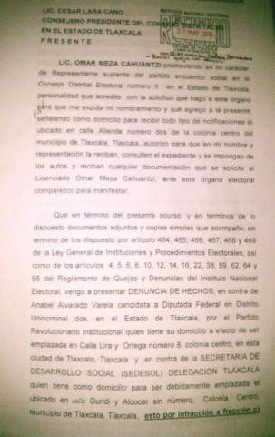 Quiere Víctor Ávila que el INE sanciones a Anabel Alvarado imagen 2
