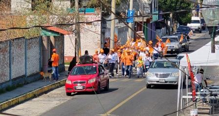 Desangelado inicio de campañas de partidos en Panotla