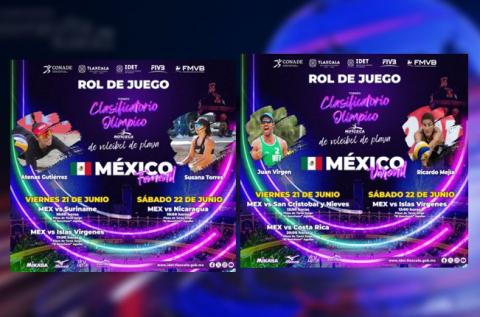 Se realiza el sorteo del torneo clasificatorio olímpico norceca de voleibol de playa imagen 3