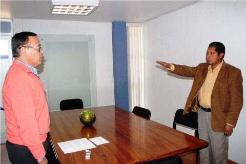 Toma protesta Faustino Meza Hernández como MP Auxiliar en Ayometla