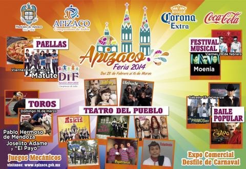 Ante la cercanía de la Feria de Apizaco, crece el interés de la población y expositores