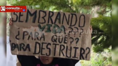 Le exigen a Claudia Sheinbaum que cancele el Ecoparque en la Malinche