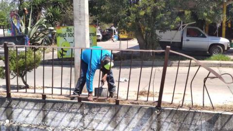 Se siguen mejorando los espacios públicos en Teolocholco imagen 2
