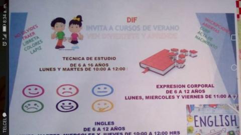 Ayuntamiento de Ixtenco abre inscripciones para el curso de verano 2018 “Ven diviértete y aprende” imagen 1