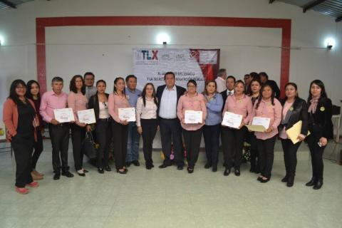 Se realizó en Tzompantepec, Entrega de Certificados de Preparatoria Abierta