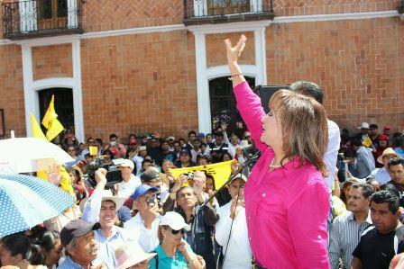Miles marchan con Lorena Cuéllar en repudio de fraude electoral imagen 1