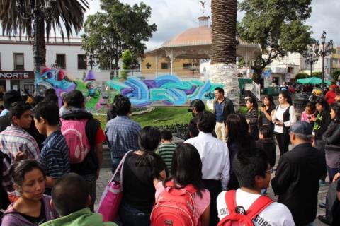 Innovadora muestra del arte del graffitti en Chiautempan imagen 1