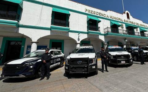 Realizan trámites para renovación de comodato de patrullas en San Pablo del Monte