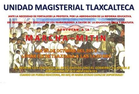 Desgastados maestros regresan a las calles