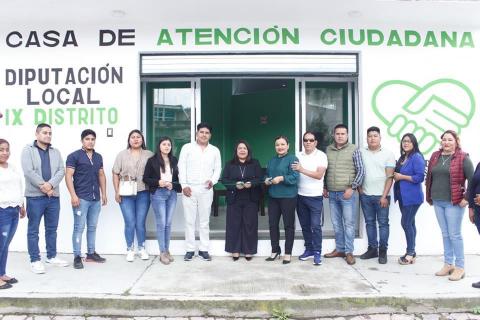 Maribel León una legisladora cercana a la gente que escucha propuestas