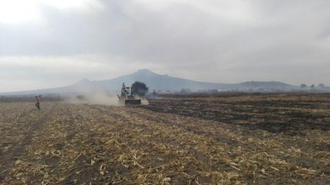 Protección Civil y Seguridad de Ixtenco refuerzan combate de incendios imagen 2
