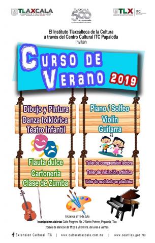 Invitan a cursos de verano en centros culturales del estado