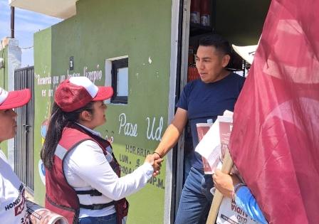Avanza Jimena López Cerón sumando voluntades para ganar Cuapiaxtla