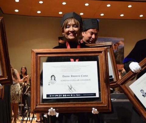 Lorena Cuéllar recibe título de “Doctor Honoris Causa” imagen 1