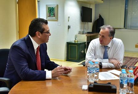 Sostiene reunión Marco Mena con titular de la Secetaría de Hacienda imagen 1