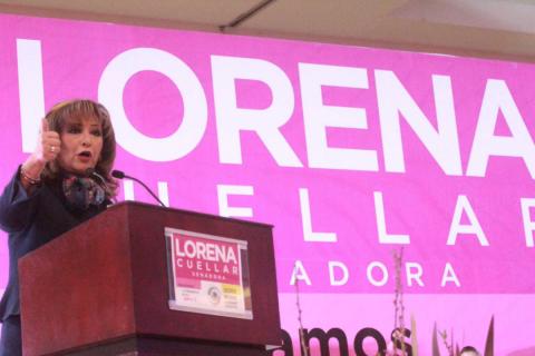 Se registrará Lorena Cuéllar como precandidata del PRD