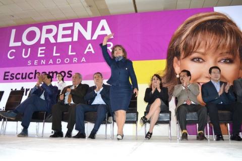 Lorena adelanta en encuestas
