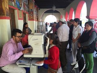 Ofrecen Quinta Jornada de Optometría en Chiautempan