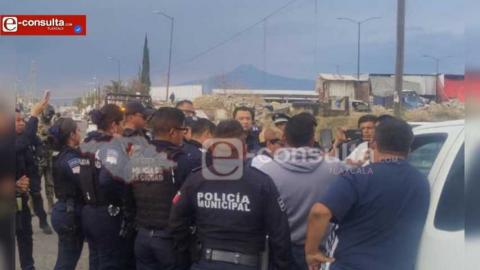 Choque territorial, Puebla entra y San Pablo del Monte responde