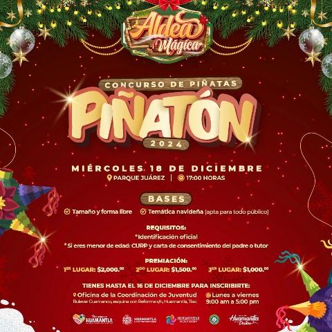 Convoca gobierno de Huamantla a concurso de piñatas