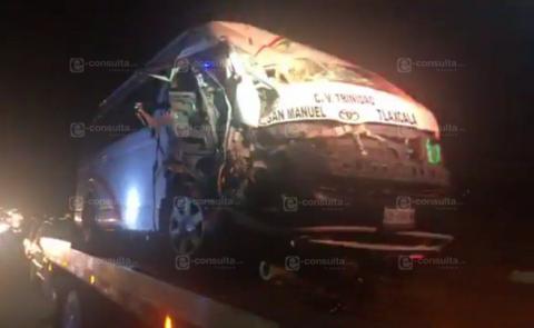 Aparatoso accidente sobre periférico de Tlaxcala imagen 1