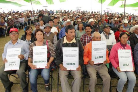 Entrega Marco Mena 39 mdp en apoyos a familias del campo imagen 2