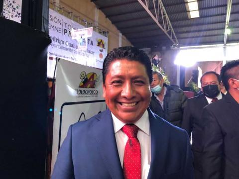 Puertas abiertas en el municipio ofrece alcalde de Teolocholco imagen 2