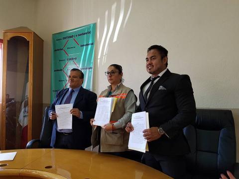 Firman convenio G 100 y Viendo por México ante la CEDH imagen 1