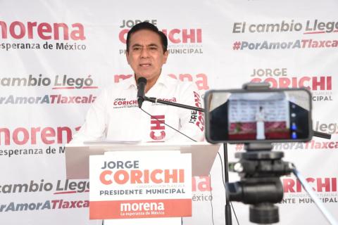 Representaré un gobierno honesto y transparente: Jorge Corichi